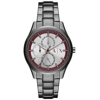 Armani Exchange | Men's Dante Multifunction Gunmetal Stainless Steel Watch 42mm 独家减免邮费