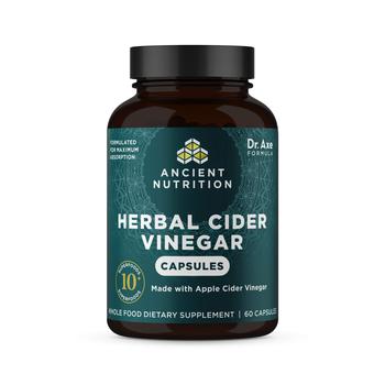商品Ancient Nutrition | Herbal Apple Cider Vinegar Spring ’23 Catalog | Capsules (60 Capsules),商家Ancient Nutrition,价格¥177图片