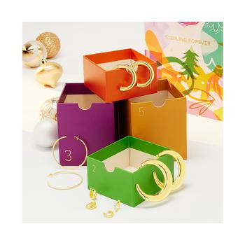Sterling Forever | Five Days of Hoops Advent Calendar Set, 5 Piece商品图片,
