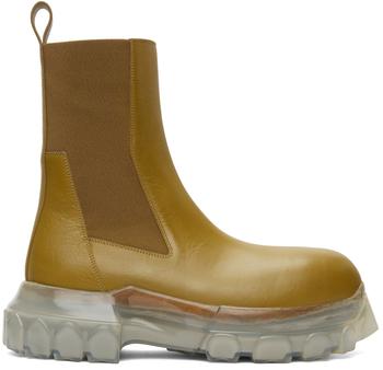 rick owens鞋, Rick Owens | Green Beatle Bozo Tractor Chelsea Boots商品图片 额外8.5折, 额外八五折