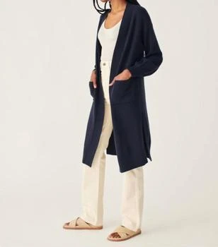 推荐Chainette Rib Trim Cardigan In North Sea商品