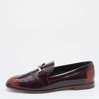 [二手商品] Tod's | Tod's Two Tone Leather Double T Slip On Loafers Size 40商品图片,8.3折, 满1件减$100, 满减