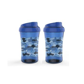 商品NUK | Advanced Cup-like Rim Sippy Cup, 10 oz., 2 Pack, Blue Camo,商家Macy's,价格¥108图片