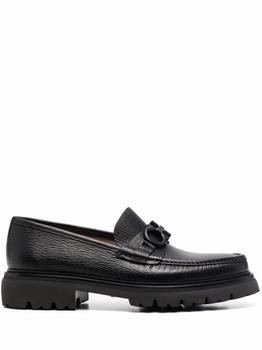 推荐SALVATORE FERRAGAMO - Gancini Leather Loafers商品