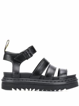 dr. martens凉鞋, Dr. Martens | Dr. Martens Women's Black Leather Sandals商品图片 