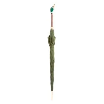 PASOTTI | Pasotti 葩莎帝 彩绘野鸭子手柄自动长柄伞-绿色,商家Unineed,价格¥1266