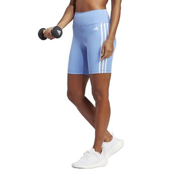 Adidas | Women's Training Essentials 3-Stripes High-Waisted Short Leggings商品图片,