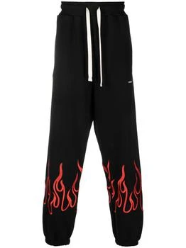 VISION OF SUPER | VISION OF SUPER Flame-embroidered pants,商家Baltini,价格¥826