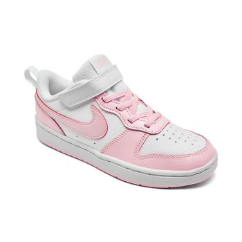 推荐Little Girls Court Borough Low 2 Stay-Put Closure Casual Sneakers from Finish Line商品