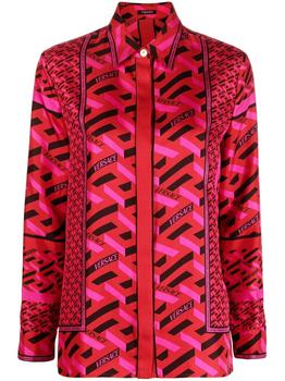 了解范思哲衬衫, Versace | La greca shirt商品图片 