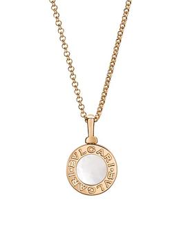 商品Classic 18K Rose Gold & Mother-of-Pearl Pendant Necklace,商家Saks Fifth Avenue,价格¥13066图片