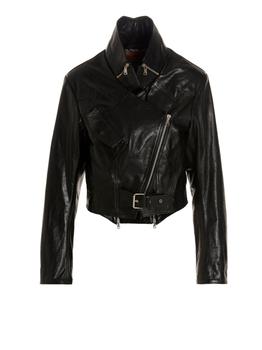 推荐Leather biker jacket商品