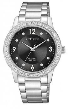 Citizen | Citizen Quartz Crystal Black Dial Ladies Watch EL3090-81H商品图片,4.4折