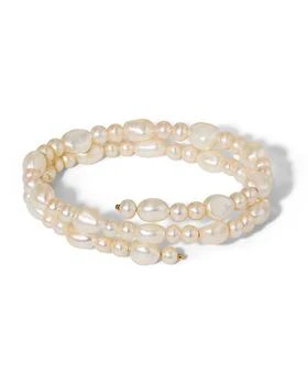 Nadri | Poppy Cultured Freshwater Pearl Triple Wrap Bracelet,商家Bloomingdale's,价格¥1104