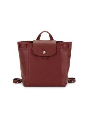 Longchamp | Le Pliage Leather Backpack商品图片,4.5折