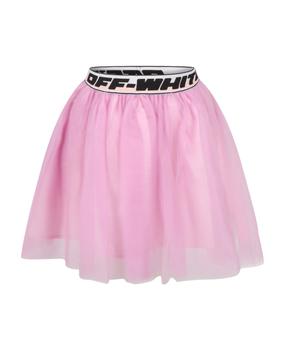 推荐Lilac Skirt For Girl With Logos商品