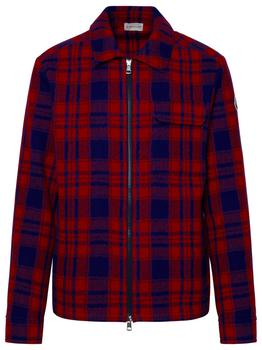 Moncler | Moncler Checked Zipped Overshirt商品图片,9.3折