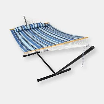 Sunnydaze Decor | Double Quilted Hammock Bed with 12 Feet Stand,商家Verishop,价格¥1351