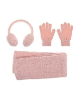 Capelli | Girls' Sherpa Earmuffs, Scarf & Gloves Set - Big Kid,商家Bloomingdale's,价格¥134