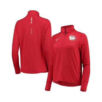 美国nike, NIKE | Women's Red U.S. Paralympics Performance Quarter-Zip Jacket商品图片 