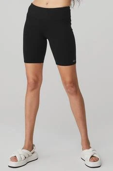Alo | 7" Airbrush Biker Short - Black,商家Alo yoga,价格¥405