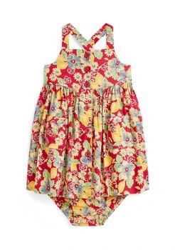 Ralph Lauren | Baby Girls Knit Oxford Bubble Shortall,商家Belk,价格¥242