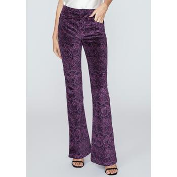 Paige, Paige | Paige Denim High Rise Lou Lou Jeans - Black Cherry Velvet商品图片 