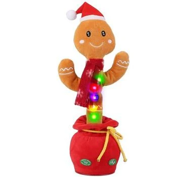 Fresh Fab Finds | Kid Electric Dance Toy Christmas Elk Snowman Senior Penguin Plush Toy Interactive Sing Song Whirling Mimicking Recording Light Up Toy Seniors,商家Verishop,价格¥249
