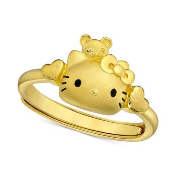 商品Chow Tai Fook | Hello Kitty Statement Ring in 24k Gold,商家Macy's,价格¥7310图片