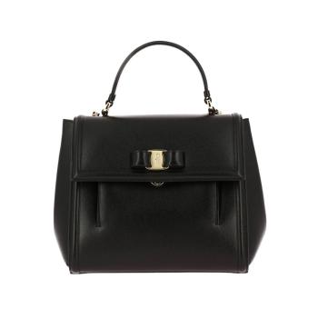 菲拉格慕包, Salvatore Ferragamo | Salvatore Ferragamo 菲拉格慕 女士黑色皮质包袋 21-G697-674317商品图片 满$100享9.5折, 满折