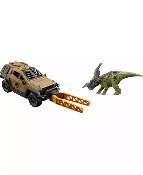 Jurassic World | Truck and Dinosaur Action Figure Toy with Flipping Feature,商家Macy's,价格¥219