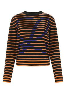Loewe | Loewe Motif Detailed Striped Crewneck Sweater商品图片,8.1折