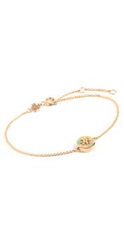 tory burch kira怎么选, Tory Burch | Tory Burch Kira Enamel Printed Chain Bracelet商品图片 7折