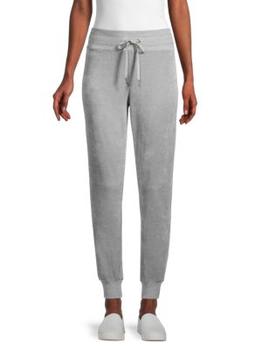 Velour High-Waisted Joggers product img