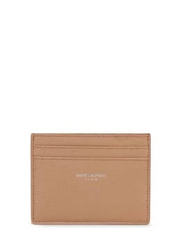 Yves Saint Laurent | Logo Leather Card Holder,商家LUISAVIAROMA,价格¥2023