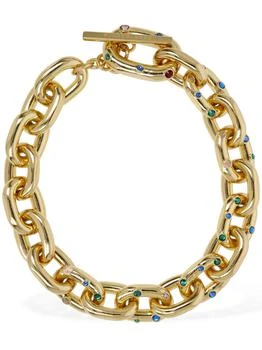 推荐Xl Link Collar Necklace W/ Crystals商品