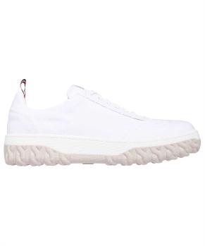 商品Thom Browne | THOM BROWNE 白色男士帆布鞋 MFD258A-F0102-100,商家Beyond Italylux,价格¥2823图片