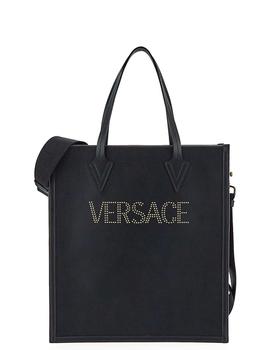 Versace | Studded Logo Tote Bag商品图片,额外7.5折, 额外七五折