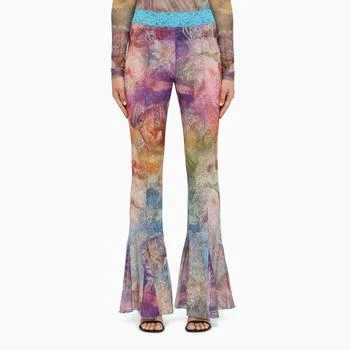 推荐Multicoloured trousers with lace商品