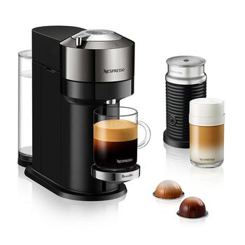 商品Nespresso | Vertuo Next Deluxe by Breville with Aeroccino Milk Frother, Dark Chrome,商家Bloomingdale's,价格¥1574图片
