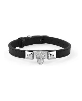 Philipp Plein | Plein Enigma Crystal Calf Leather Bracelet,商家Maison Beyond,价格¥884