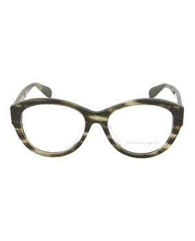 Alexander McQueen | Round-Frame Optical Glasses商品图片,3折×额外9折, 独家减免邮费, 额外九折