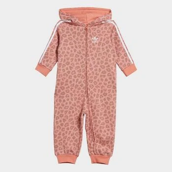 推荐Infant and Toddler adidas Originals Animal Allover Print Hooded Bodysuit with Ears商品
