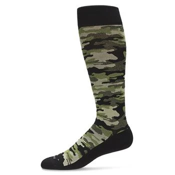 Memoi | Men's Camo Nylon Compression Socks 