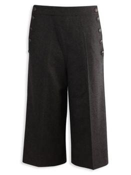 推荐Max Mara Culotte Pants In Dark Grey Wool商品