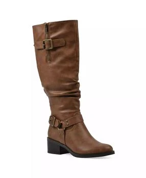 White Mountain | Women's Cushion Tall Shaft Riding Boots,商家Macy's,价格¥816