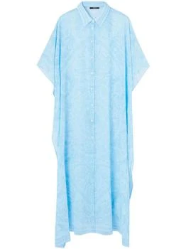 Versace | VERSACE Barocco print chiffon swim robe,商家Baltini,价格¥5994