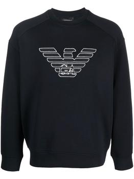 推荐EMPORIO ARMANI - Logo Cotton Sweatshirt商品
