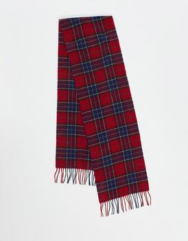 商品Barbour | Barbour tartan check lambswool scarf in red,商家ASOS,价格¥264图片