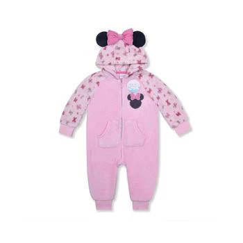 Disney | Baby Girls Minnie Mouse Wubby Knit Coverall 